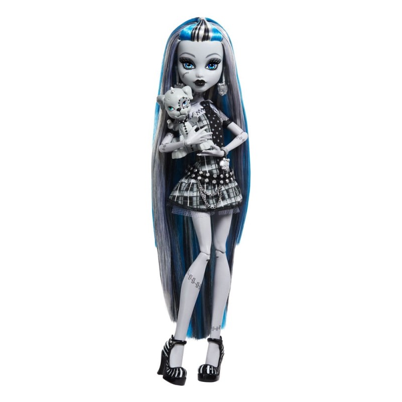 Monster High poupée Reel Drama Frankie Stein en Noir et Blanc | 0194735104789
