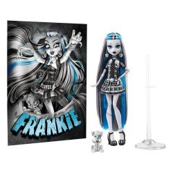Monster High poupée Reel Drama Frankie Stein en Noir et Blanc | 0194735104789