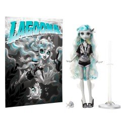Monster High poupée Reel Drama Lagoona Blue en Noir et Blanc | 0194735104796