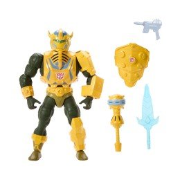 Masters of the Universe x Transformers figurine Bumblebee Armor Man-At-Arms heo European Exclusive 14 cm | 0194735321599