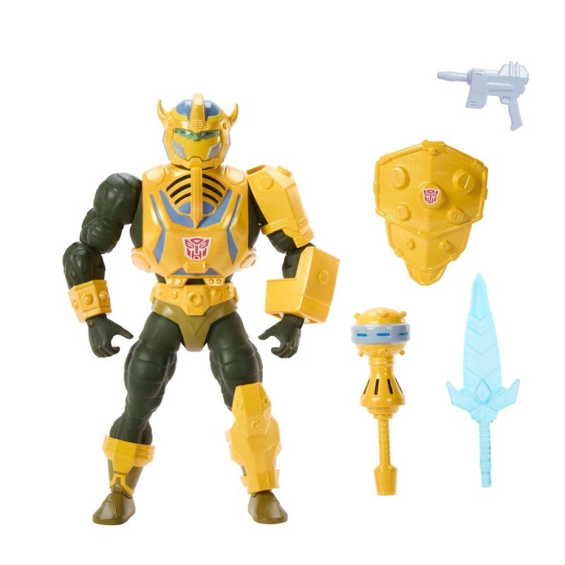 Masters of the Universe x Transformers figurine Bumblebee Armor Man-At-Arms heo European Exclusive 14 cm | 0194735321599