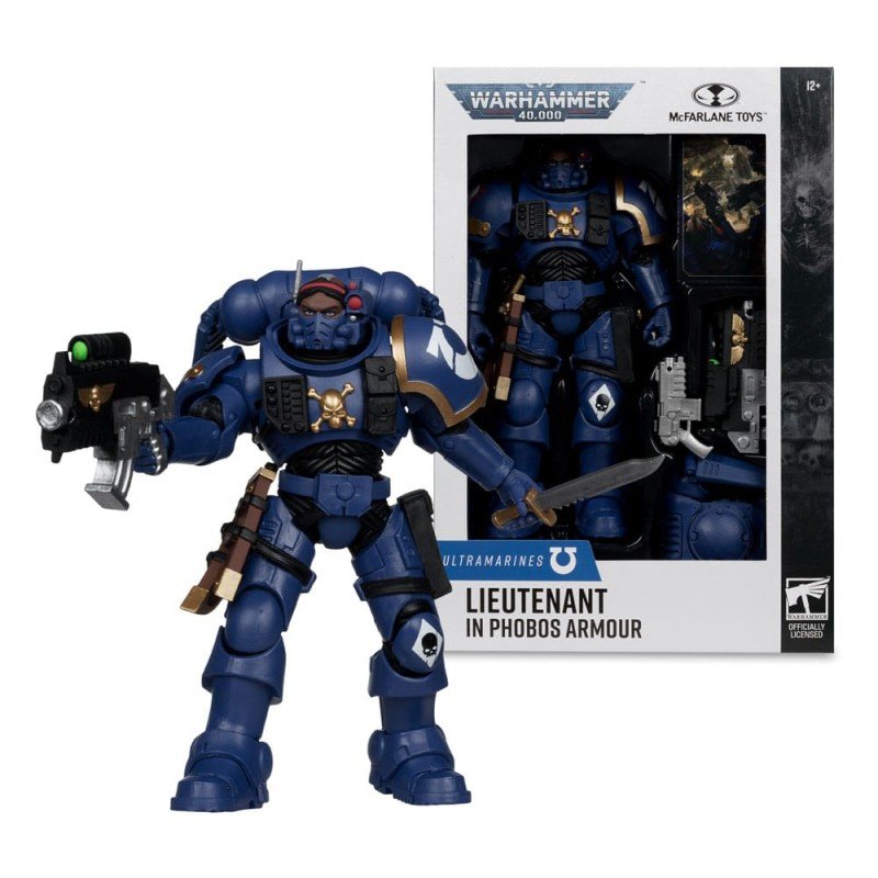 Warhammer 40,000 figurine Lieutenant in Phobos Armor (Ultramarines) 18 cm | 0787926109061