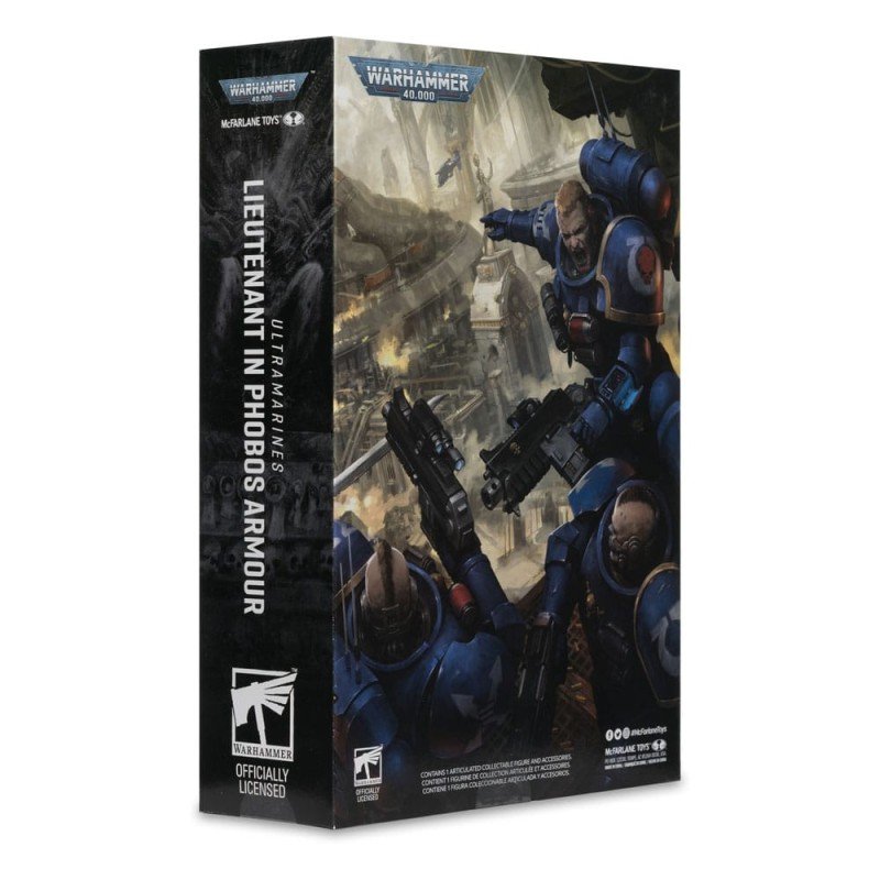 Warhammer 40,000 figurine Lieutenant in Phobos Armor (Ultramarines) 18 cm | 0787926109061