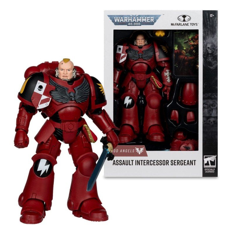 Warhammer 40,000 figurine Assault Intercessor Sergeant (Blood Angel) 18 cm | 0787926109481