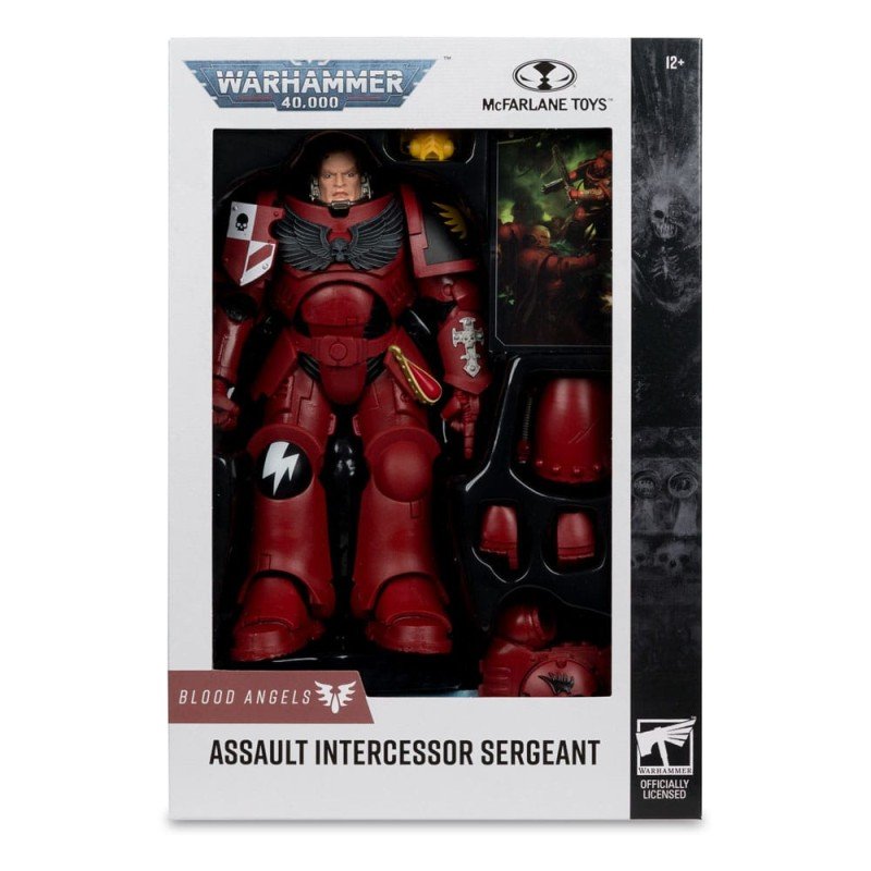 Warhammer 40,000 figurine Assault Intercessor Sergeant (Blood Angel) 18 cm | 0787926109481