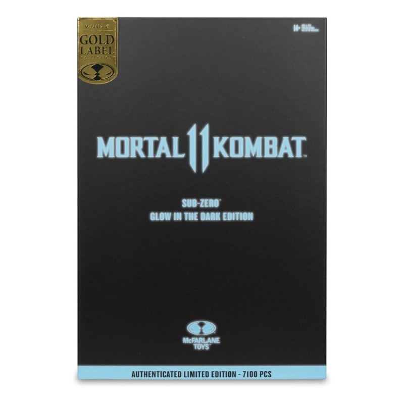 Mortal Kombat figurine Glow in the Dark Edition Sub-Zero (Gold Label) 18 cm | 0787926110975