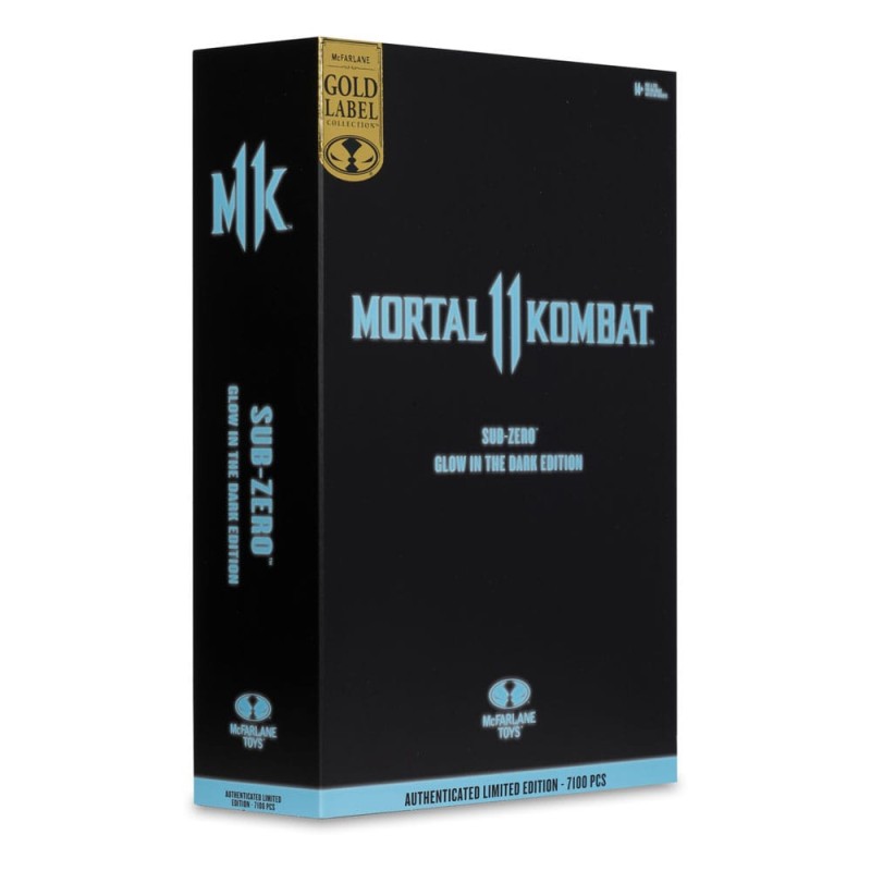 Mortal Kombat figurine Glow in the Dark Edition Sub-Zero (Gold Label) 18 cm | 0787926110975
