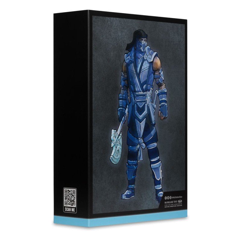 Mortal Kombat Action Figure Glow in the Dark Edition Sub-Zero (Gold Label) 18 cm | 0787926110975
