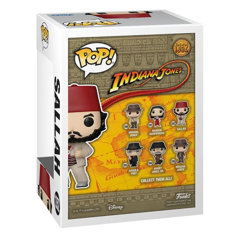 Indiana Jones Figurine Funko POP! Movies Vinyl Sallah 9 cm | 889698639880