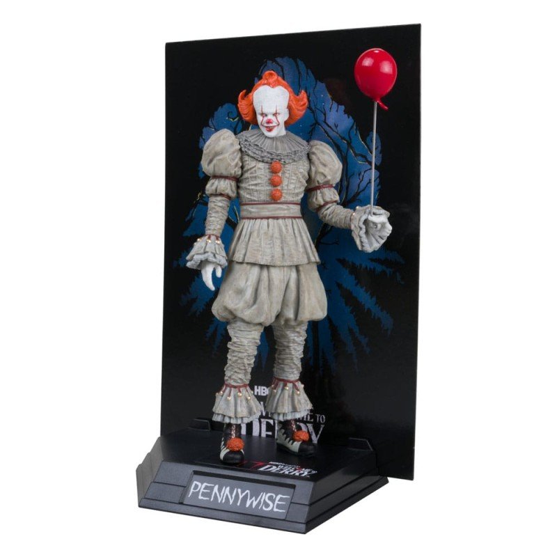 Welcome to Derry statuette PVC Movie Maniacs Pennywise (Gold Label) 16 cm | 0787926141368