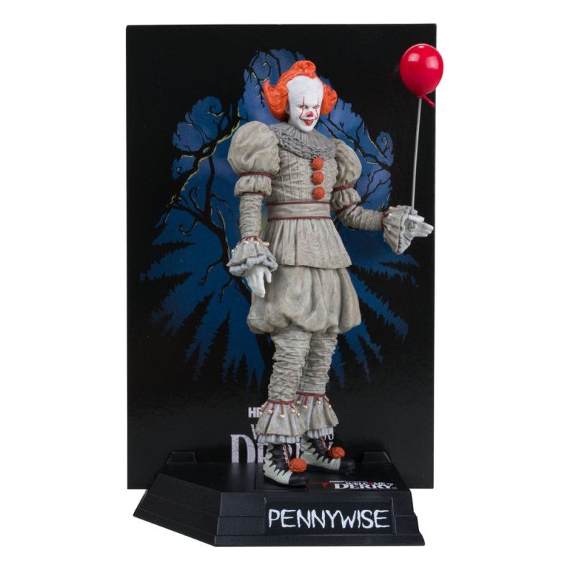 It: Welcome to Derry Movie Maniacs PVC Statue Pennywise (Gold Label) 16 cm | 0787926141368