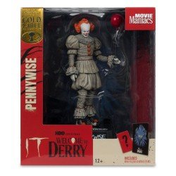 Welcome to Derry statuette PVC Movie Maniacs Pennywise (Gold Label) 16 cm | 0787926141368