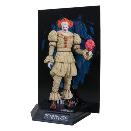 Welcome to Derry statuette PVC Movie Maniacs Pennywise (Flashback) (Gold Label) 16 cm | 0787926141375