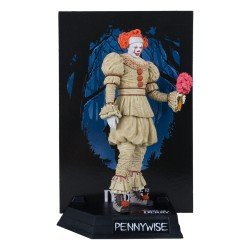 Welcome to Derry statuette PVC Movie Maniacs Pennywise (Flashback) (Gold Label) 16 cm | 0787926141375