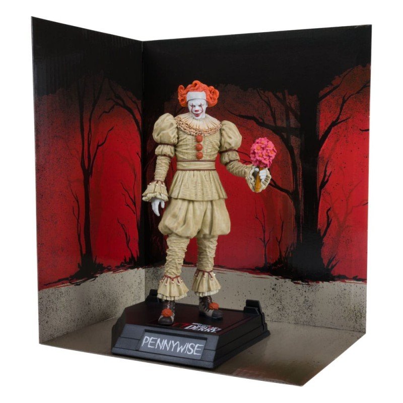 Welcome to Derry statuette PVC Movie Maniacs Pennywise (Flashback) (Gold Label) 16 cm | 0787926141375