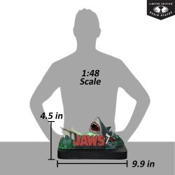 Les Dents de la mer statuette 1/48 PVC Jaws (50th Anniversary) 25 cm | 0787926141399