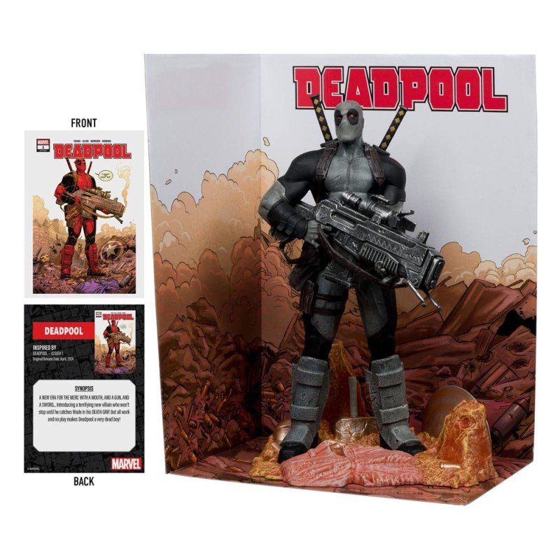 Marvel Collection statuette PVC 1/6 Deadpool (Deadpool no.1)(Grey Suit Chase) 27 cm | 0787926148176