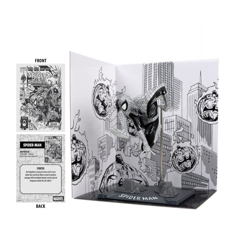 Marvel Collection PVC Statue 1/10 Spider-Man (Spider-Man no.6)(Line Art)(Gold Label) 10 cm | 0787926148299