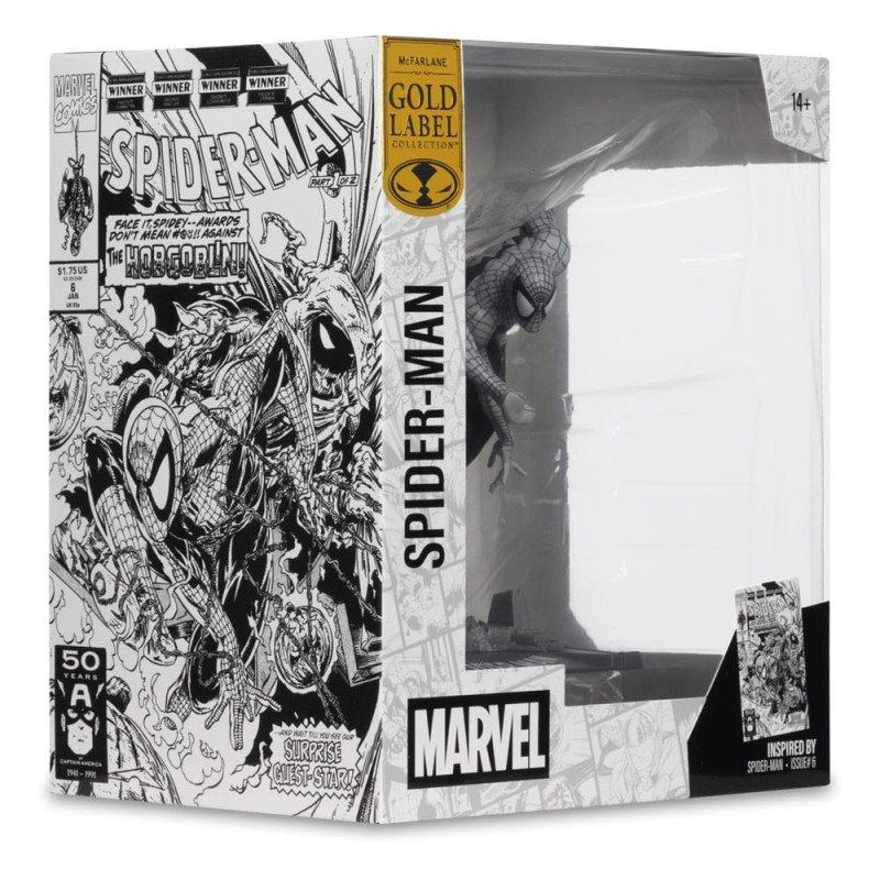 Marvel Collection PVC Statue 1/10 Spider-Man (Spider-Man no.6)(Line Art)(Gold Label) 10 cm | 0787926148299