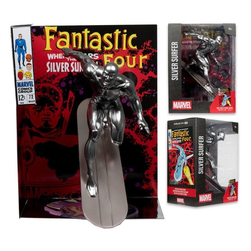 Marvel Collection statuette PVC 1/6 Silver Surfer (Fantastic Four no.72) 25 cm | 0787926148312