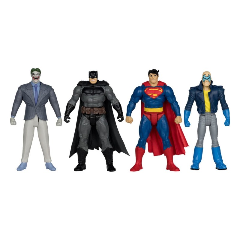 DC Direct Page Punchers pack 4 figurines Batman & Son of Batman & Superman & Joker 7 cm | 0787926159639