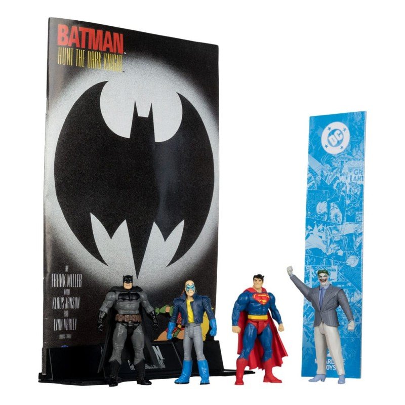 DC Direct Page Punchers pack 4 figurines Batman & Son of Batman & Superman & Joker 7 cm | 0787926159639