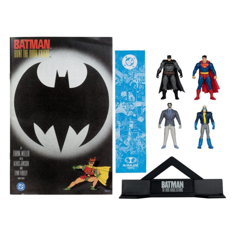 DC Direct Page Punchers pack 4 figurines Batman & Son of Batman & Superman & Joker 7 cm | 0787926159639