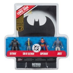 DC Direct Page Punchers pack 4 figurines Batman & Son of Batman & Superman & Joker 7 cm | 0787926159639