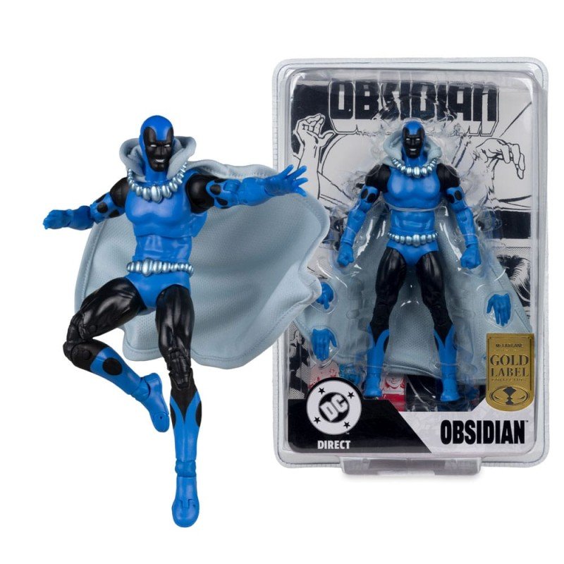 DC Direct figurine Obsidian (Infinity Inc no.16) (Chase) (Gold Label) 18 cm | 0787926159691