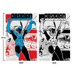 DC Direct figurine Obsidian (Infinity Inc no.16) (Chase) (Gold Label) 18 cm | 0787926159691