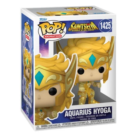 Saint Seiya beeldje Funko POP! Animatie Vinyl Goud Aquarius Hyoga 9 cm | 889698720588