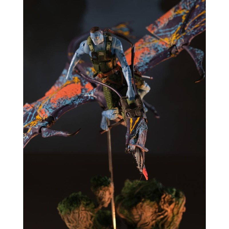 Avatar : La Voie de l'eau figurine Recom Quaritch & RDA Banshee (Gold Label) | 0787926164619
