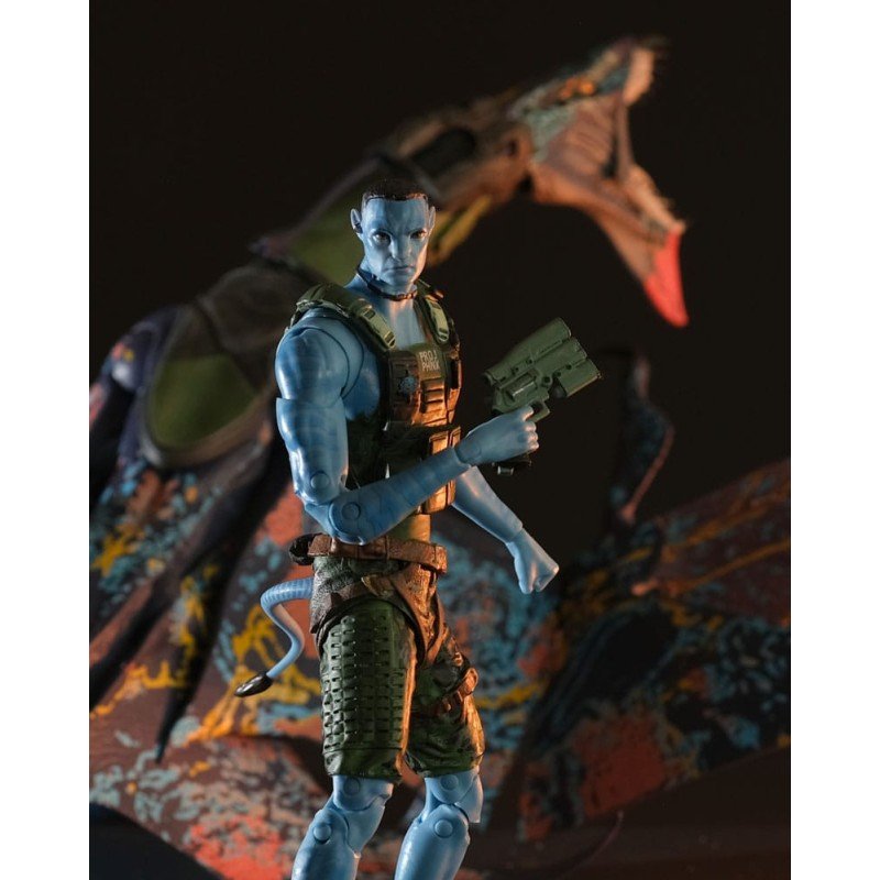 Avatar : La Voie de l'eau figurine Recom Quaritch & RDA Banshee (Gold Label) | 0787926164619