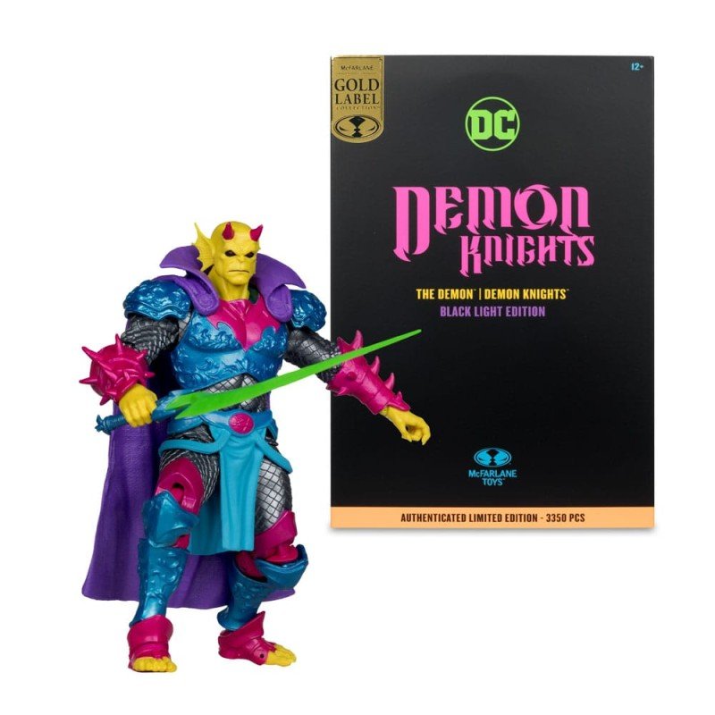 DC Multiverse figurine The Demon (Demon Knights) Black Light Edition (Gold Label) 18 cm | 0787926172072