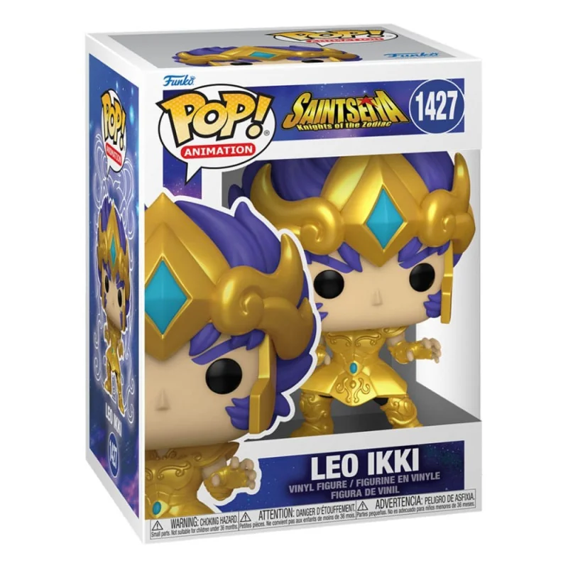 Saint Seiya beeldje Funko POP! Animatie Vinyl Goud Leo Ikki 9 cm | 889698720595