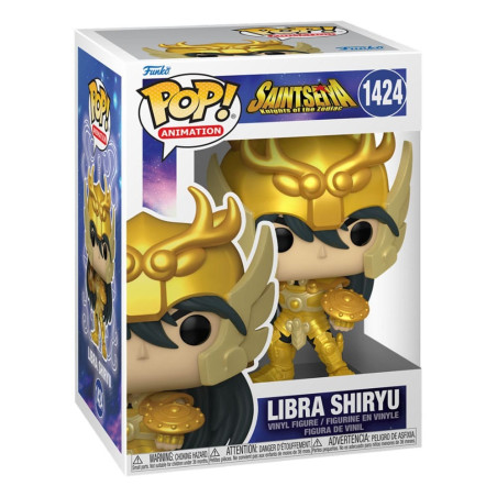 Saint Seiya beeldje Funko POP! Animatie Vinyl Goud Weegschaal Shiryu 9 cm