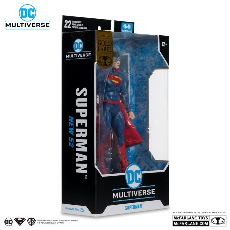 The New 52 DC Multiverse figurine Superman (Gold Label) 18 cm | 0787926174045