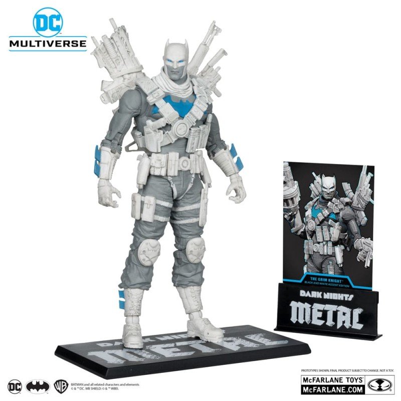 DC Multiverse figurine The Grim Knight (Dark Nights Metal) (Black & White Accent Edition) (Gold Label) 18 cm | 0787926176575