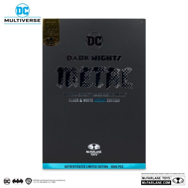 DC Multiverse figurine The Grim Knight (Dark Nights Metal) (Black & White Accent Edition) (Gold Label) 18 cm | 0787926176575