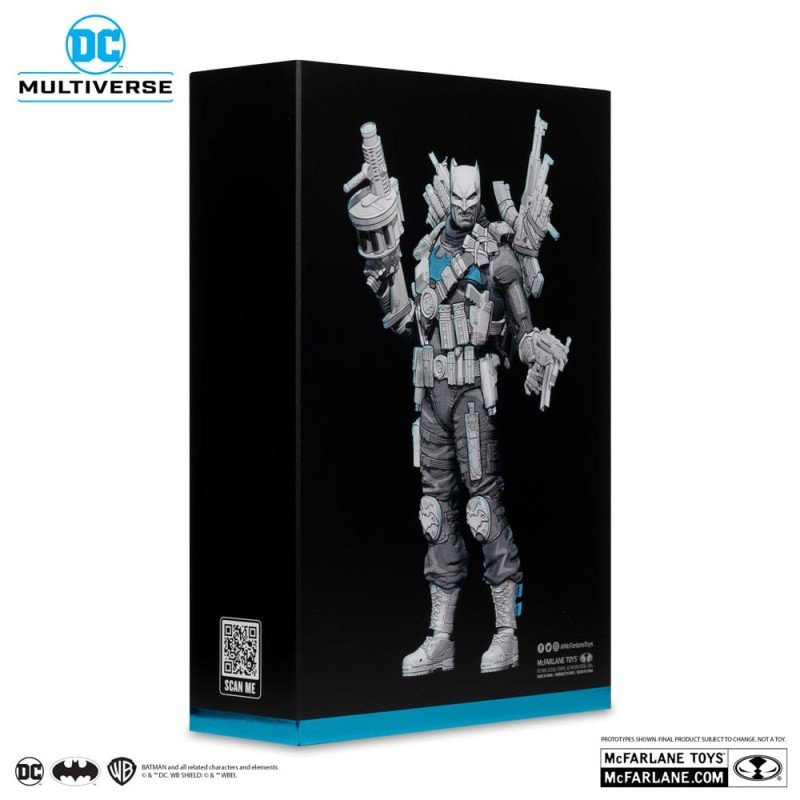 DC Multiverse figurine The Grim Knight (Dark Nights Metal) (Black & White Accent Edition) (Gold Label) 18 cm | 0787926176575