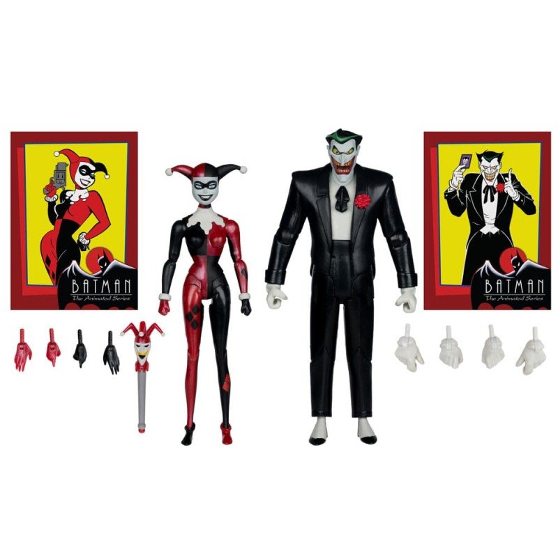 Batman: The Animated Series DC Direct figurines Harley Quinn & The Joker (Mad Love) (Gold Label) 18 cm | 0787926177268