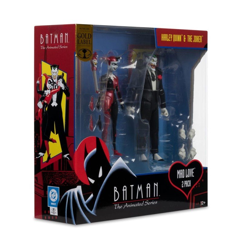 Batman: The Animated Series DC Direct figurines Harley Quinn & The Joker (Mad Love) (Gold Label) 18 cm | 0787926177268