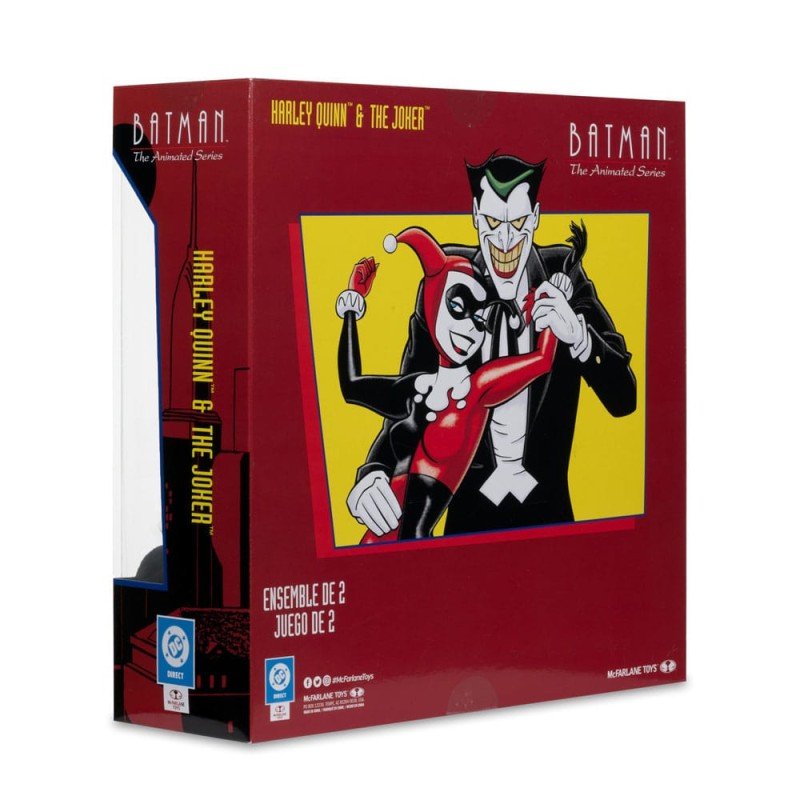 Batman: The Animated Series DC Direct figurines Harley Quinn & The Joker (Mad Love) (Gold Label) 18 cm | 0787926177268
