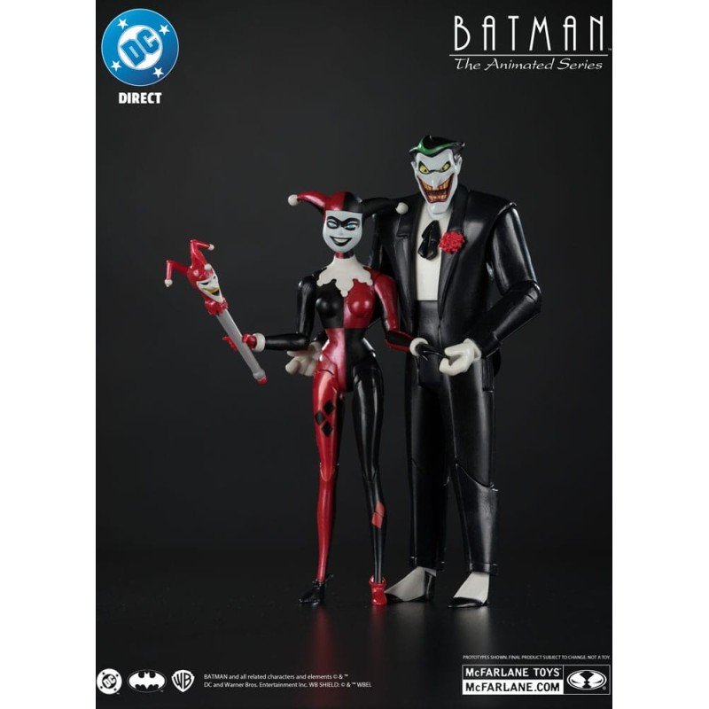 Batman: The Animated Series DC Direct Action Figures Harley Quinn & The Joker (Mad Love) (Gold Label) 18 cm | 0787926177268