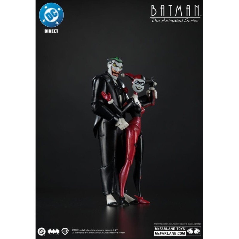 Batman: The Animated Series DC Direct figurines Harley Quinn & The Joker (Mad Love) (Gold Label) 18 cm | 0787926177268