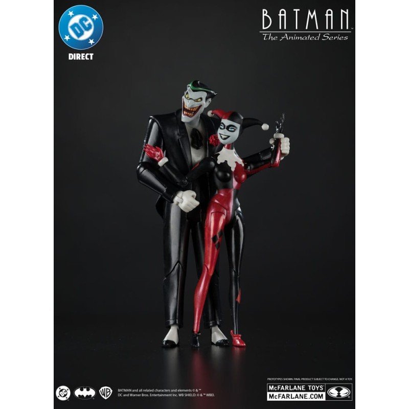 Batman: The Animated Series DC Direct figurines Harley Quinn & The Joker (Mad Love) (Gold Label) 18 cm | 0787926177268