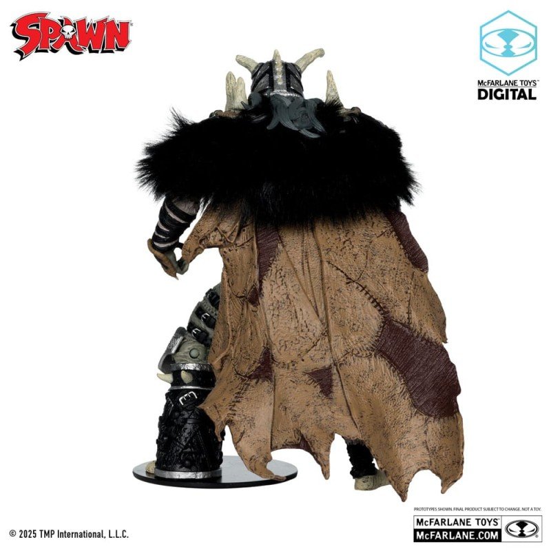 Spawn figurine Bloodaxe avec cheval (Spawn: The Dark Ages) (McFarlane Toys 30th Anniversary) (Gold Label) 18 cm | 0787926902389