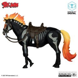 Spawn figurine Bloodaxe avec cheval (Spawn: The Dark Ages) (McFarlane Toys 30th Anniversary) (Gold Label) 18 cm | 0787926902389