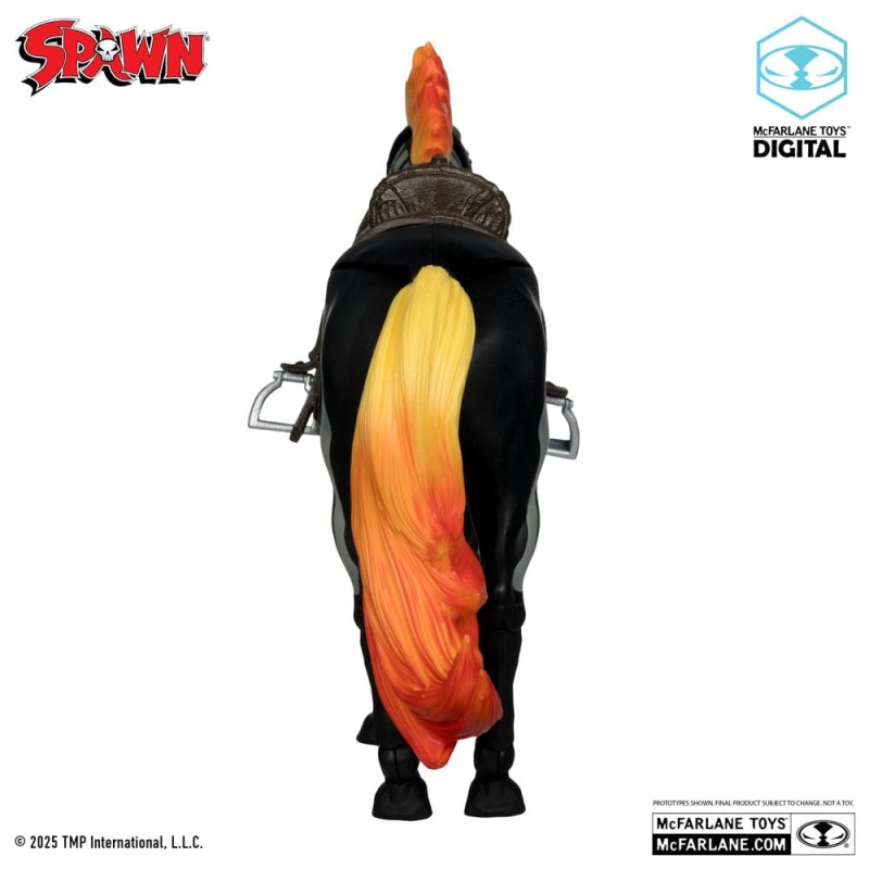 Spawn figurine Bloodaxe avec cheval (Spawn: The Dark Ages) (McFarlane Toys 30th Anniversary) (Gold Label) 18 cm | 0787926902389