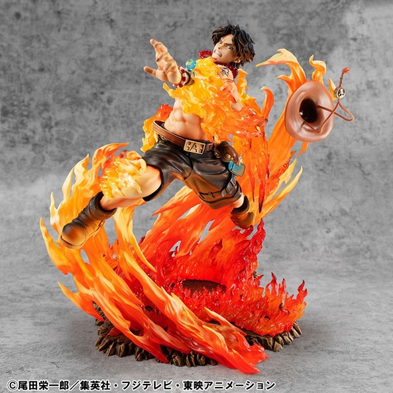 One Piece statuette PVC P.O.P. NEO-Maximum Portgas D. Ace 15th Anniversary Super Limited Reprint Ver. 23 cm | 4535123716621